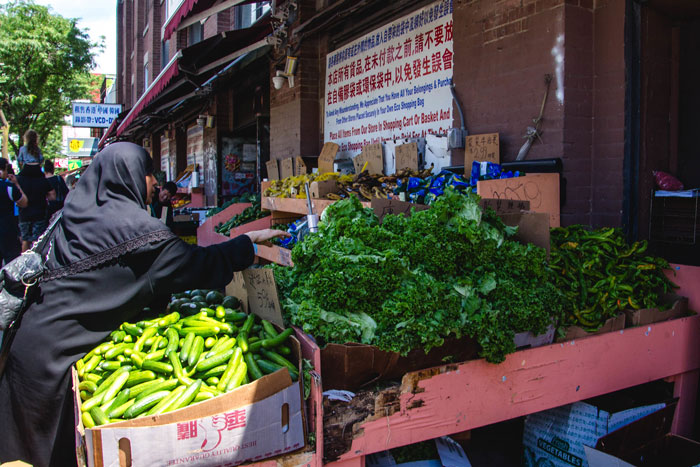Frutas y verduras frescas
