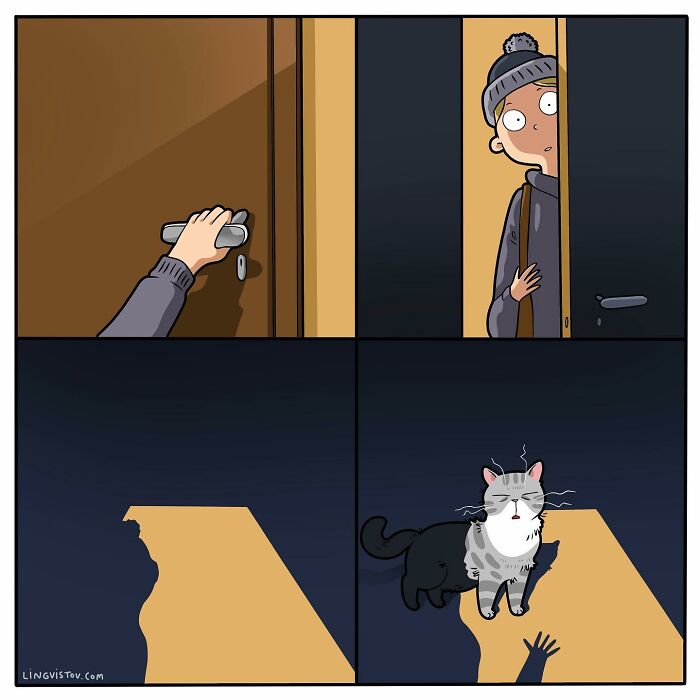Artist Illustrates Funny Realities Of Living With A Cat (35 New Comics)
