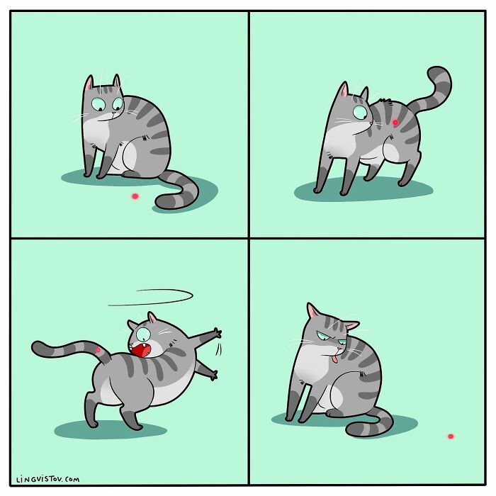 Artist Illustrates Funny Realities Of Living With A Cat (35 New Comics)
