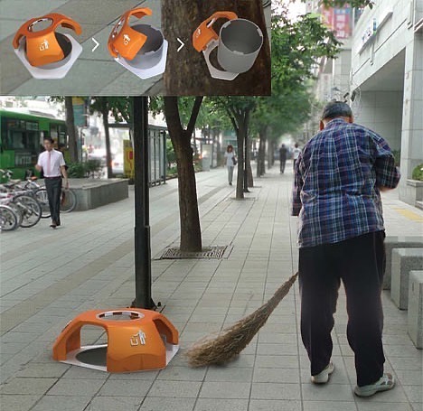 Cesto de basura por Moonjoo Jo de la Universidad de Dongseo