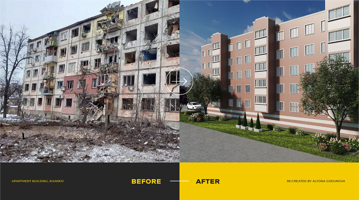 Edificio de apartamentos en Kharkiv. Alyona Godunova