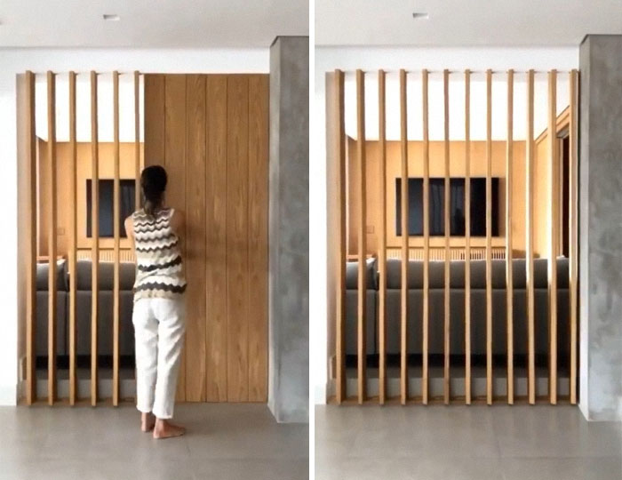 Panel separador diseñado por Kobbi_cimerman.arq