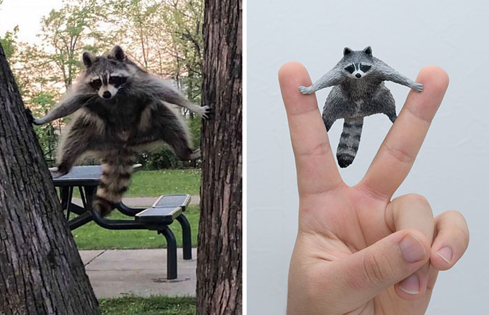 Japanese Artist Turns 40 Iconic Animal Memes Into Sculptures, And It's Hard To Tell Which Are Funnier (New Pics)