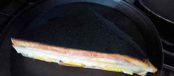 El sándwich utiliza el camuflaje para evitar ser consumido
