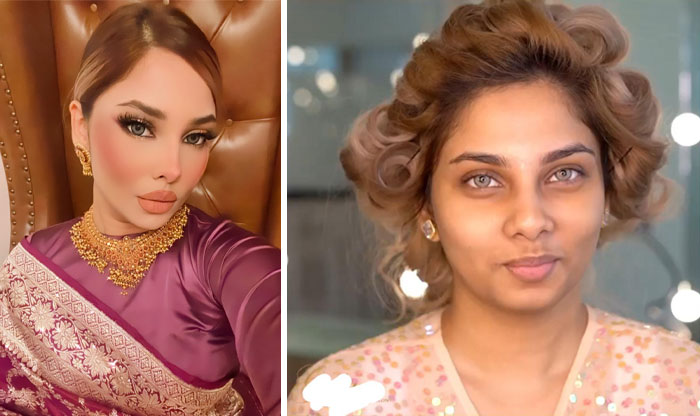 Imagina tu sorpresa cuando la veas por primera vez sin todo ese maquillaje, filtros y edición