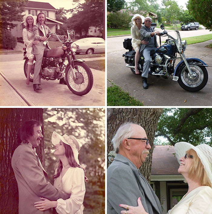 Mis padres celebran hoy su 40º aniversario. Algunas cosas nunca cambian. Antes y ahora