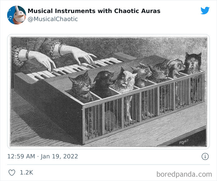 30 Funny And Bizarre Pics From The "Musical Instruments With Chaotic Auras" Twitter Page