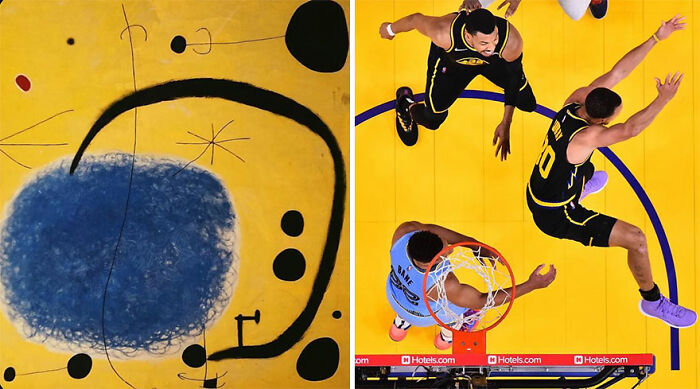 Instagram Account Compares Art With Sports Moments, And People Find It Funnily Accurate (30 Pics)