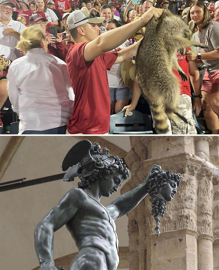 Instagram Account Compares Art With Sports Moments, And People Find It Funnily Accurate (30 Pics)