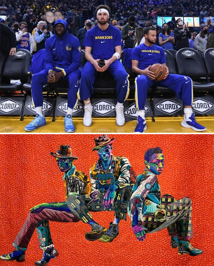 Instagram Account Compares Art With Sports Moments, And People Find It Funnily Accurate (30 Pics)