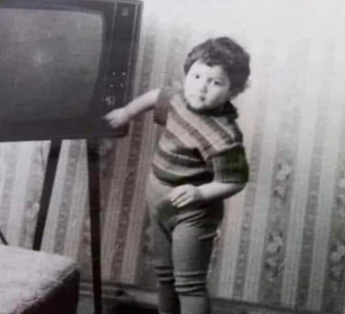 Rara foto de un mando a distancia de los años 70