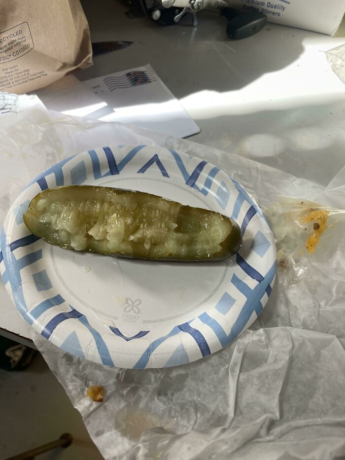 Se come los pepinillos como un psicópata