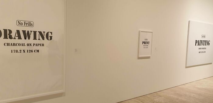 El "arte" más perezoso que he visto nunca (en una de las mayores galerías de arte de mi país...)