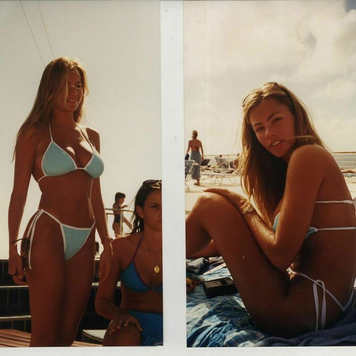 Sofia Vergara, antes de ser famosa, en Miami Beach, a principios de los 90