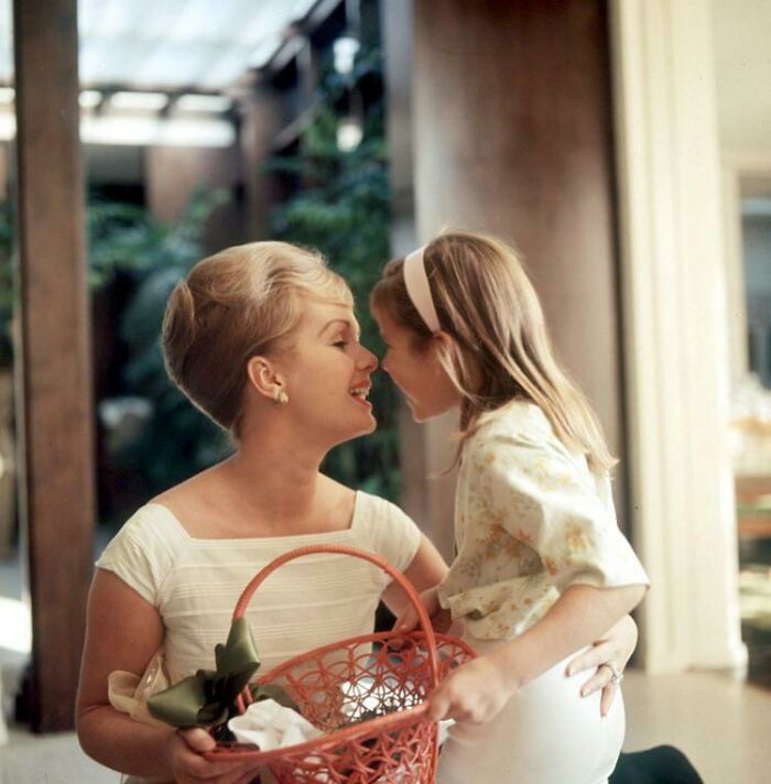 Debbie Reynolds y Carrie Fisher (1961)