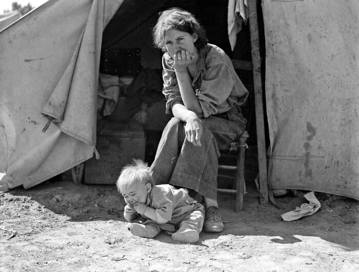 Una madre de 32 años tratando de empezar una nueva vida en California, marzo de 1937