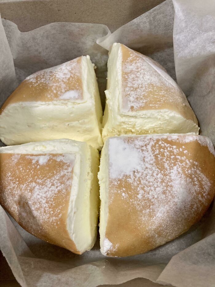 Bollo de crema de queso japonés
