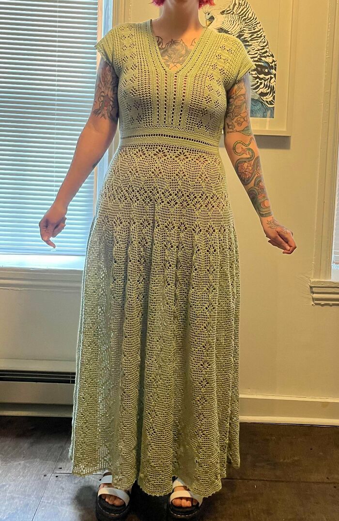 ¡Vestido terminado!