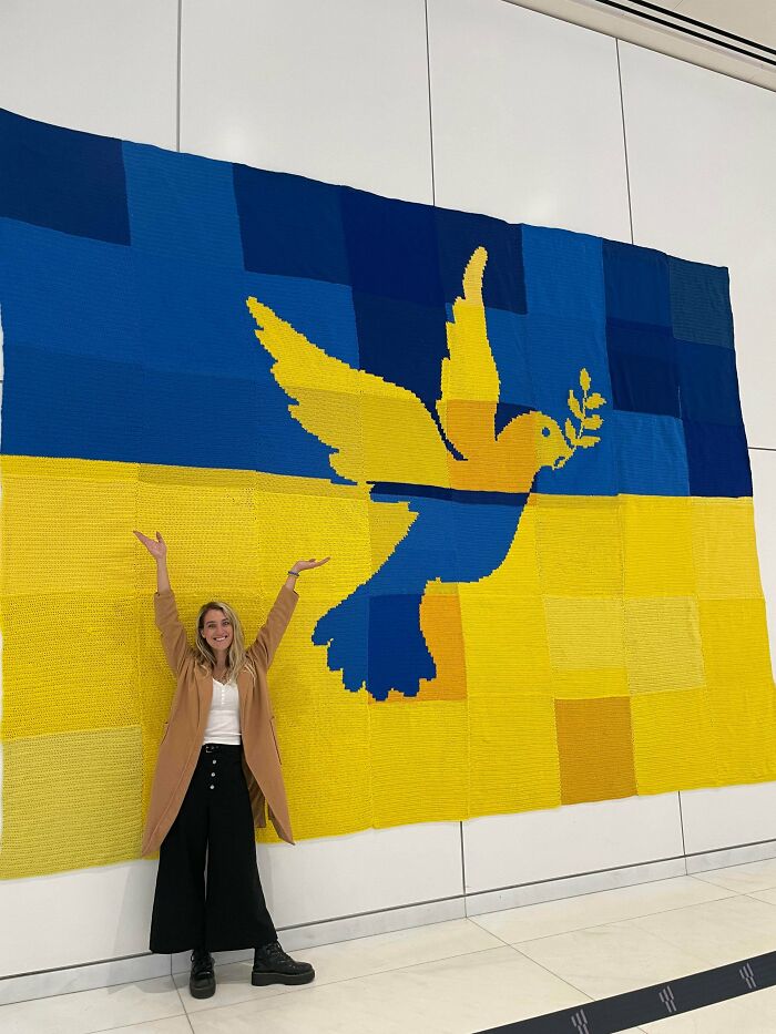 ¡Organicé un mural de la paz!