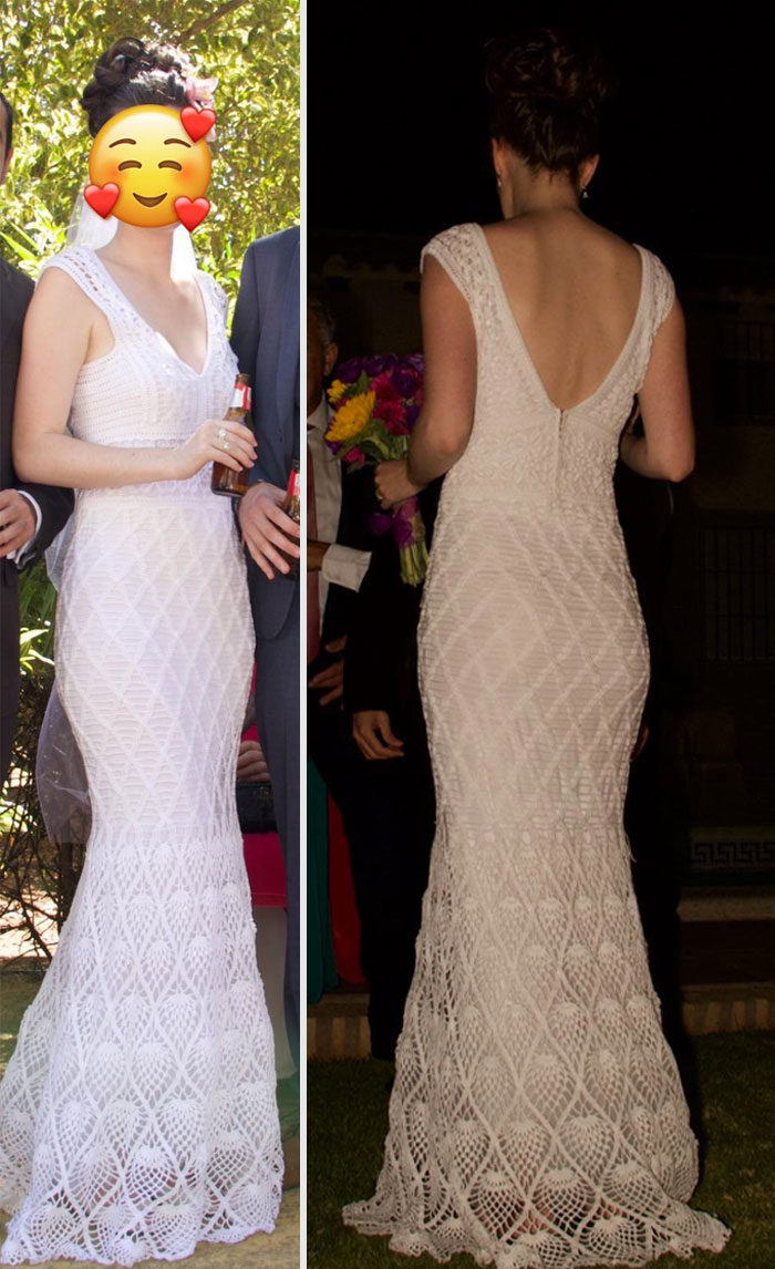 He hecho mi vestido de novia