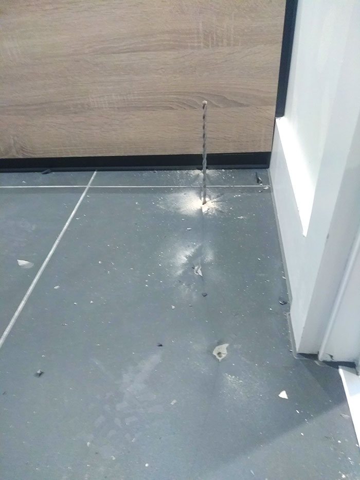 ¿Qué puede salir mal si mi vecino utiliza el taladro más largo posible?