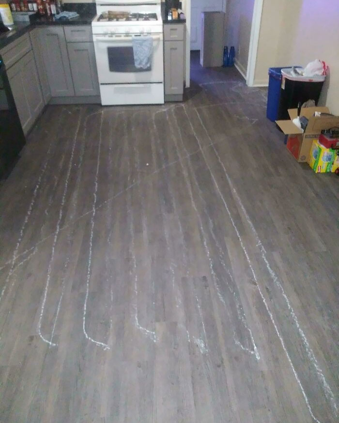 Estoy haciendo renovaciones y mi Roomba encontró un pequeño trozo de yeso