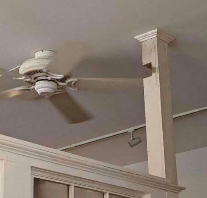 Instalación de ventilador muy pulida