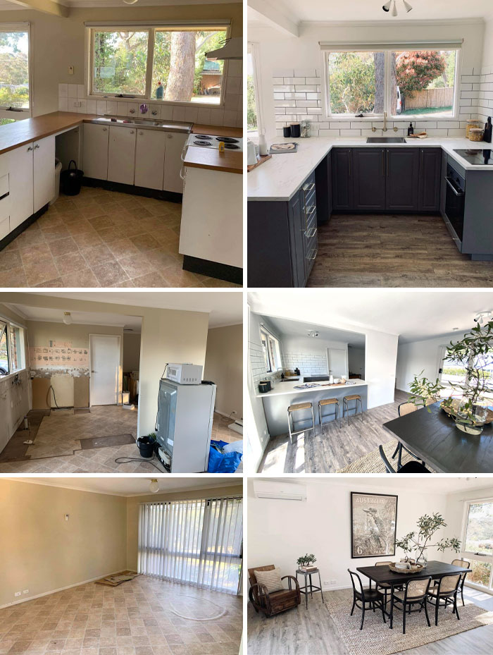 Antes y después: mi pareja y yo renovamos, con un acotado presupuesto y en poco tiempo, la propiedad en alquiler de mi abuela para venderla