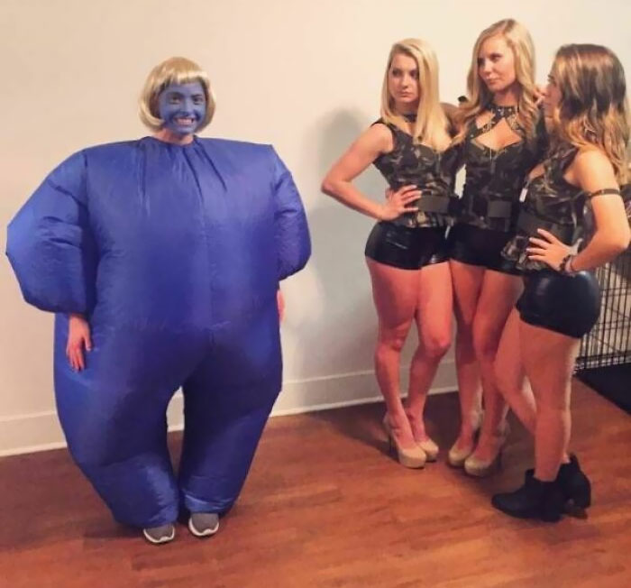 Dos tipos de chicas en una fiesta