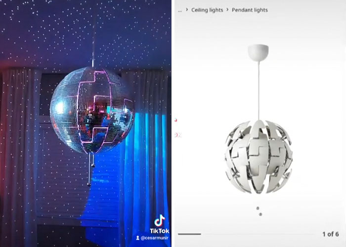 ¡Convertí la lámpara Ps de IKEA en una bola de boliche y quedé enamorado de ella!