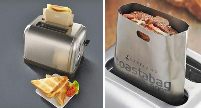 Puedes conseguir bolsas para tostadora que te permitan hacer queso a la parrilla