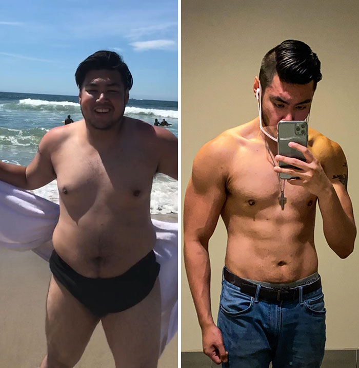 De 117 kilos a 75 kilos. La motivación es lo que me hizo empezar. La disciplina es lo que me mantuvo en el camino