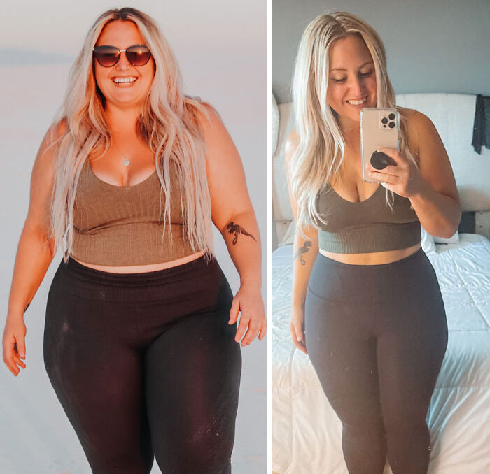 Progreso de pérdida de peso de 114 kilos a 84 kilos