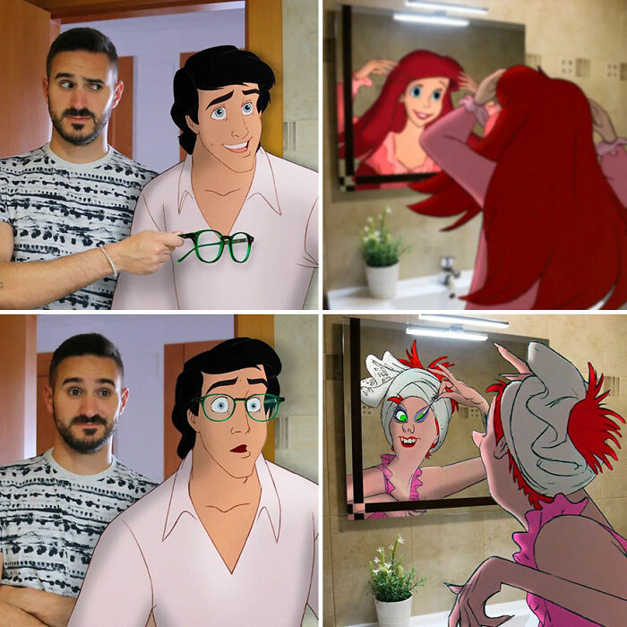 Elementary School Teacher Photoshops Classic Disney Characters Into His Life And The Result Is Captivating (29 New Pics)