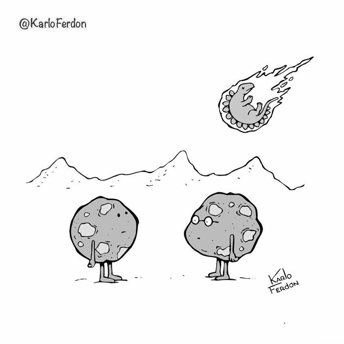 This Artist Makes Humorous One-Panel Comics Without Dialogue (30 New Pics)