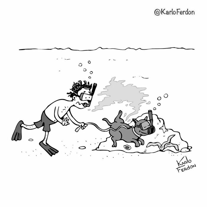 This Artist Makes Humorous One-Panel Comics Without Dialogue (30 New Pics)
