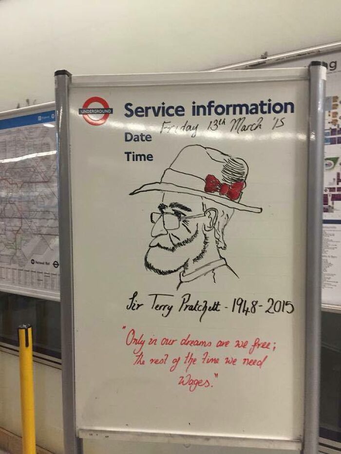 This British Facebook Page Is Sharing 40 Pictures That Prove 'Random' Is A Daily Thing On 'The Tube'