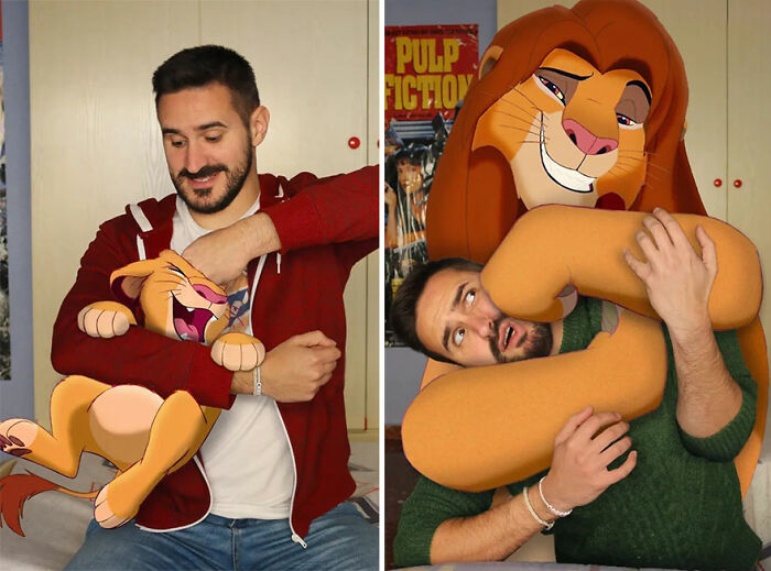 Elementary School Teacher Photoshops Classic Disney Characters Into His Life And The Result Is Captivating (29 New Pics)