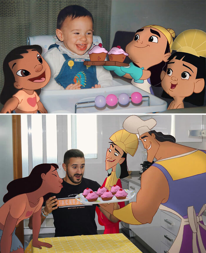 Elementary School Teacher Photoshops Classic Disney Characters Into His Life And The Result Is Captivating (29 New Pics)