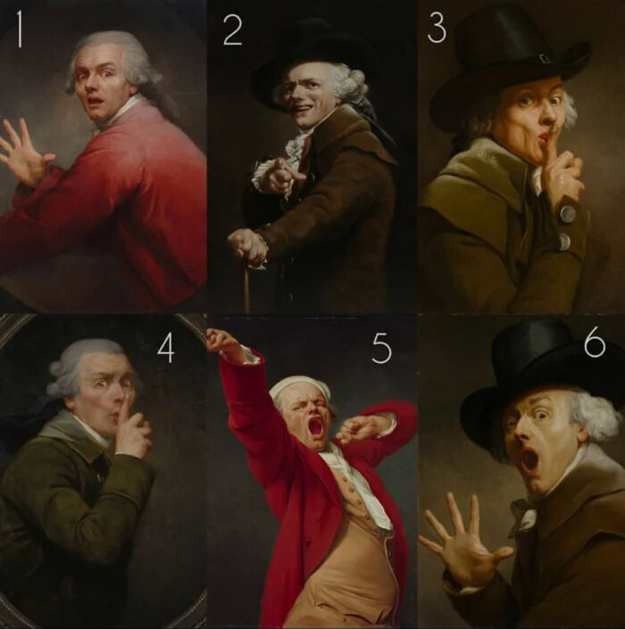 Joseph Ducreux y sus autorretratos (1700)