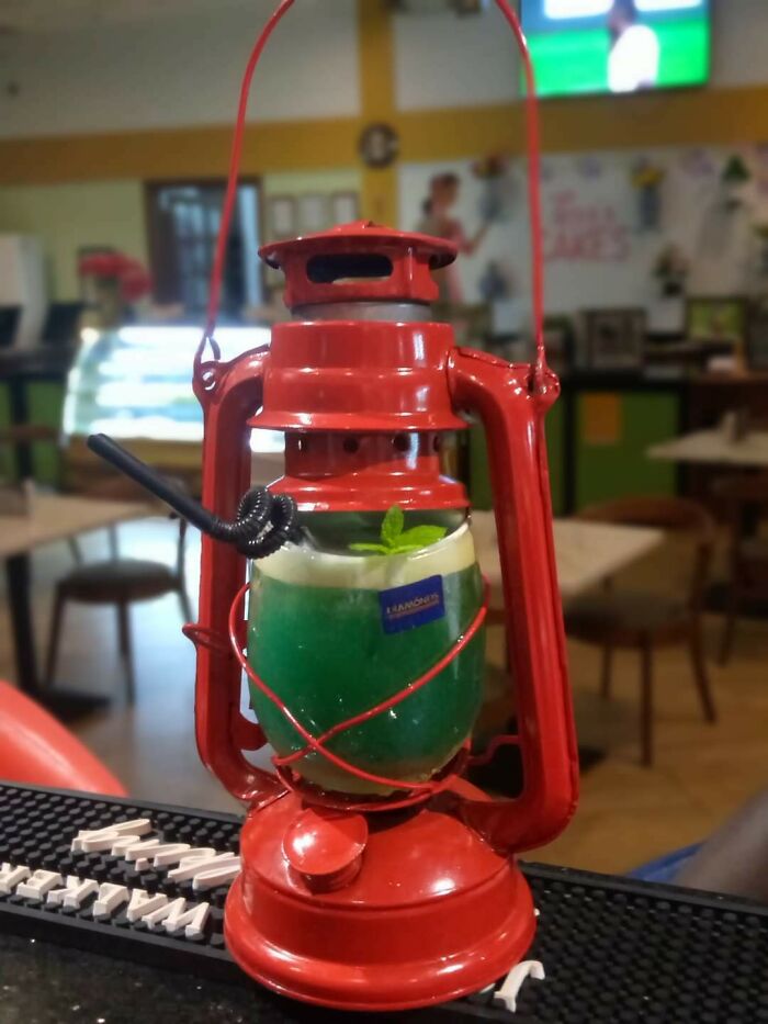 Por favor, ¿podemos usar un vaso normal?