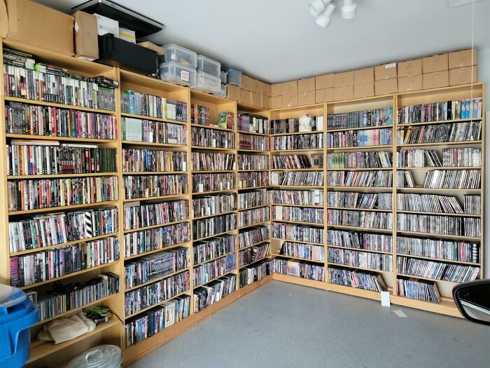 Mi colección de DVDs completamente obsoletos