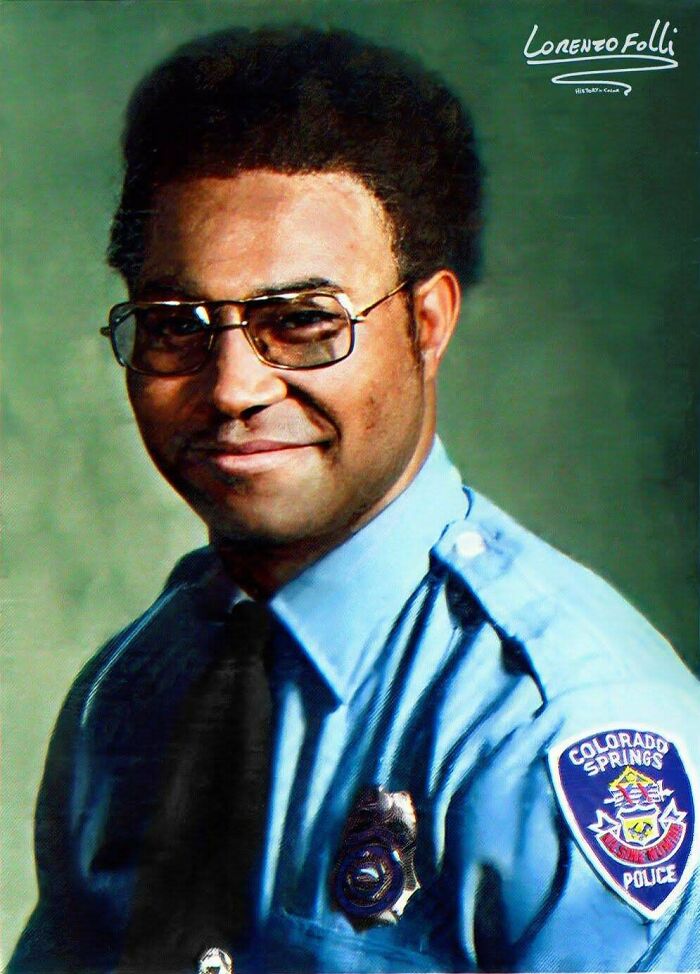 Ron Stallworth (fotografiado aquí en 1975) fue el primer detective negro en la historia del Departamento de Policía de Colorado Springs. Se infiltró en las filas del Ku Klux Klan en Colorado Springs, Colorado, convirtiéndose también en miembro a finales de la década de 1970