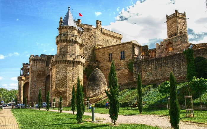 Castillo de Olite, perteneció a los antiguos reyes de Navarra, al norte de España