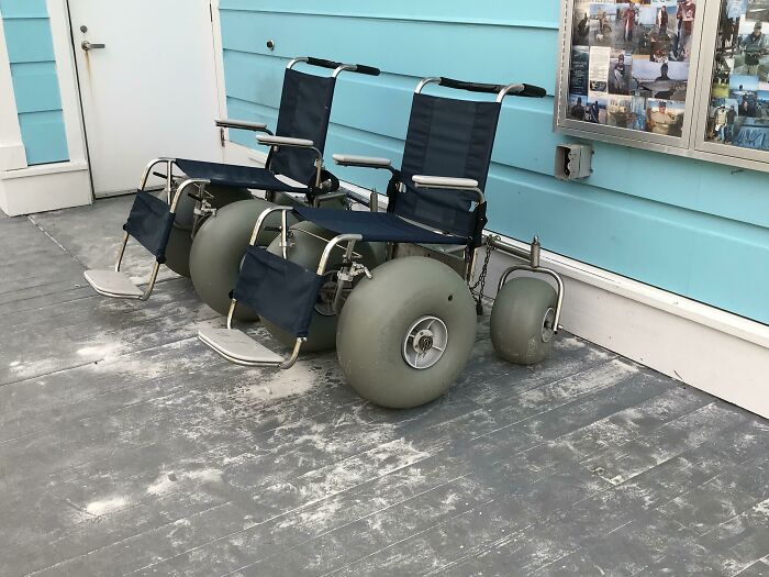 Sillas de ruedas para la playa