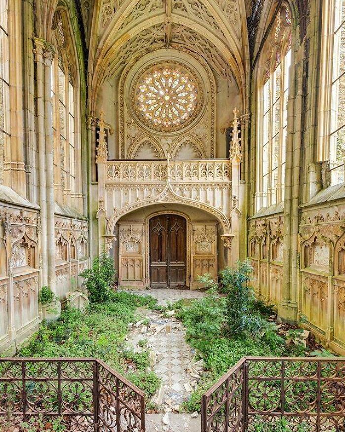 Capilla abandonada en Francia