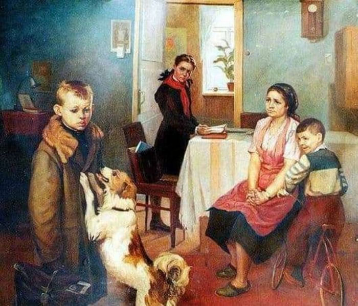 Esta artista muestra lo que hacen los personajes de los cuadros famosos cuando nadie los mira (8 ilustraciones)