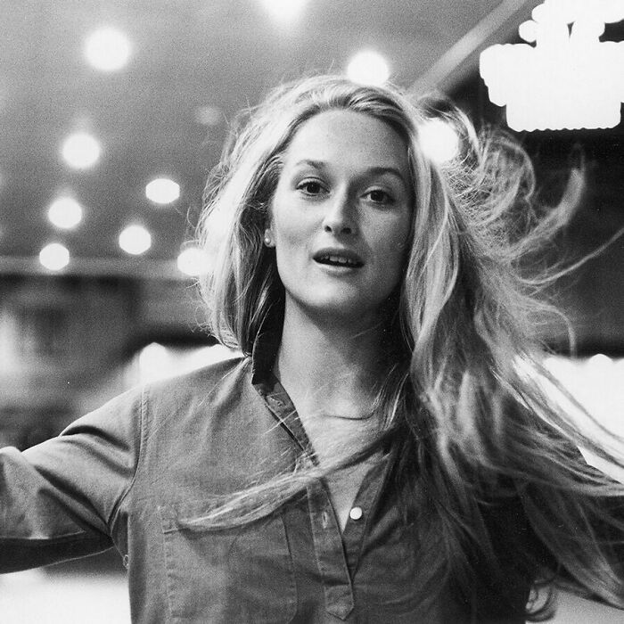 Meryl Streep fotografiada por Duane Michals, 1975