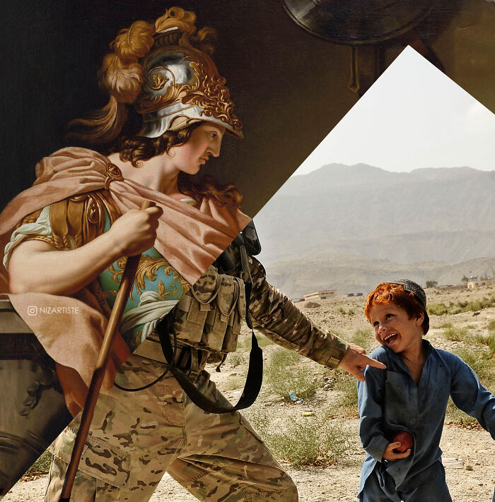 I Am A Graphic Designer And Collage Artist And I Make Fun Mashups Of Classical Paintings And Pop Culture (30 Pics)