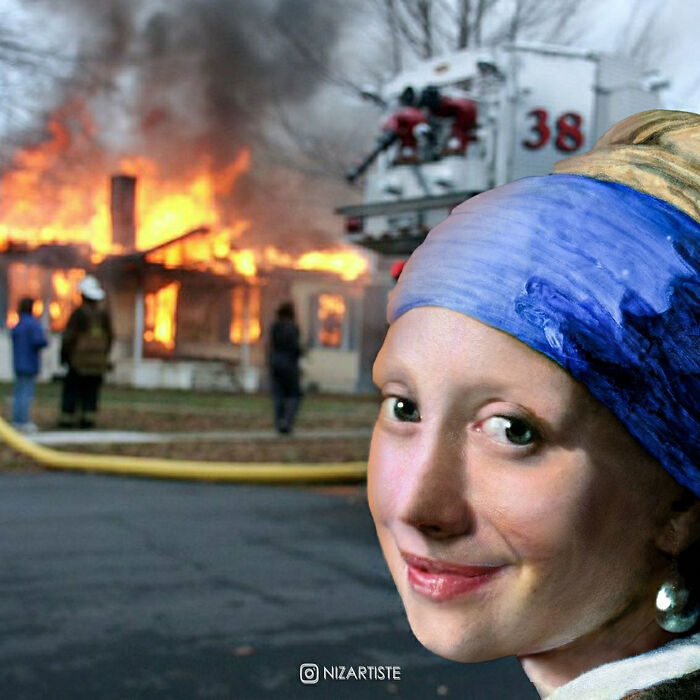 I Am A Graphic Designer And Collage Artist And I Make Fun Mashups Of Classical Paintings And Pop Culture (30 Pics)